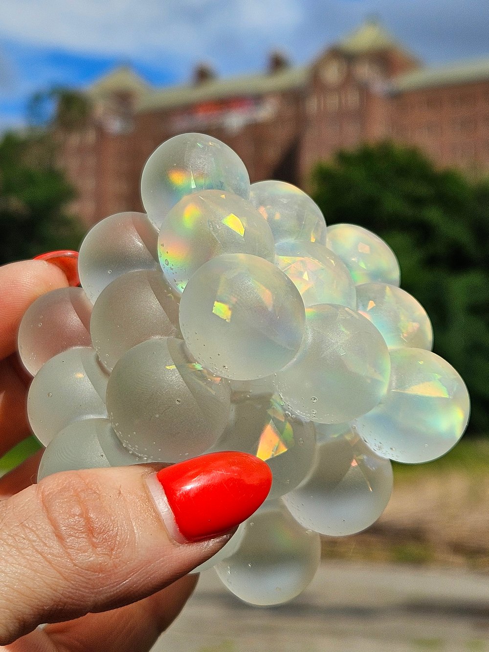 Image of Frosted Bubble Cube