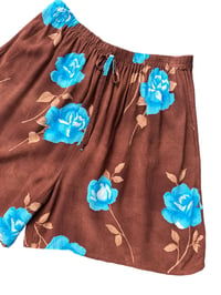 Image 2 of Drawstring Floral Baggy Shorts 12/14