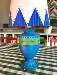 Image 3 of Grass And Sky Ceramic Lamp