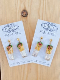 Image 2 of Burrito earrings 