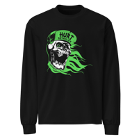 Image 1 of Green Skull Long Sleeve Unisex Tee
