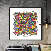 Image 1 of Cosmos Doodle #3 - Fine art Giclee Print