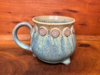 Teal Granite Cauldron Mug