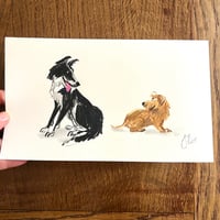 ORIGINAL ARTWORK - Coy - 25x15cm