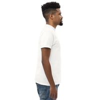 Image 3 of Ugly Glitch Pattern Unisex Tee- White/Black