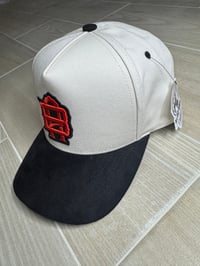 Image 3 of AB Monogram Logo - Natural/ Black Suede Brim