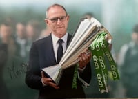 Signed Martin O’Neill Celtic FC A4 Picture