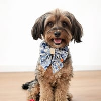 Image 2 of INDIGO PETALS SAILOR BOW