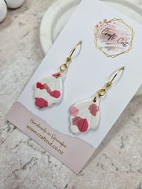 Image 2 of Terrazzo Leaf Earrings