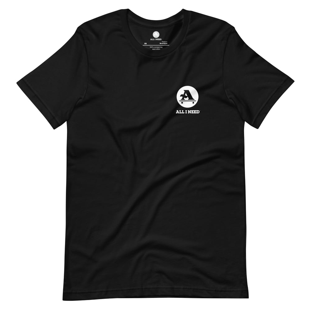 A-logo white Unisex t-shirt