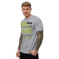 Image 20 of Jesus Has Returned .com Fitted Short Sleeve T-shirt