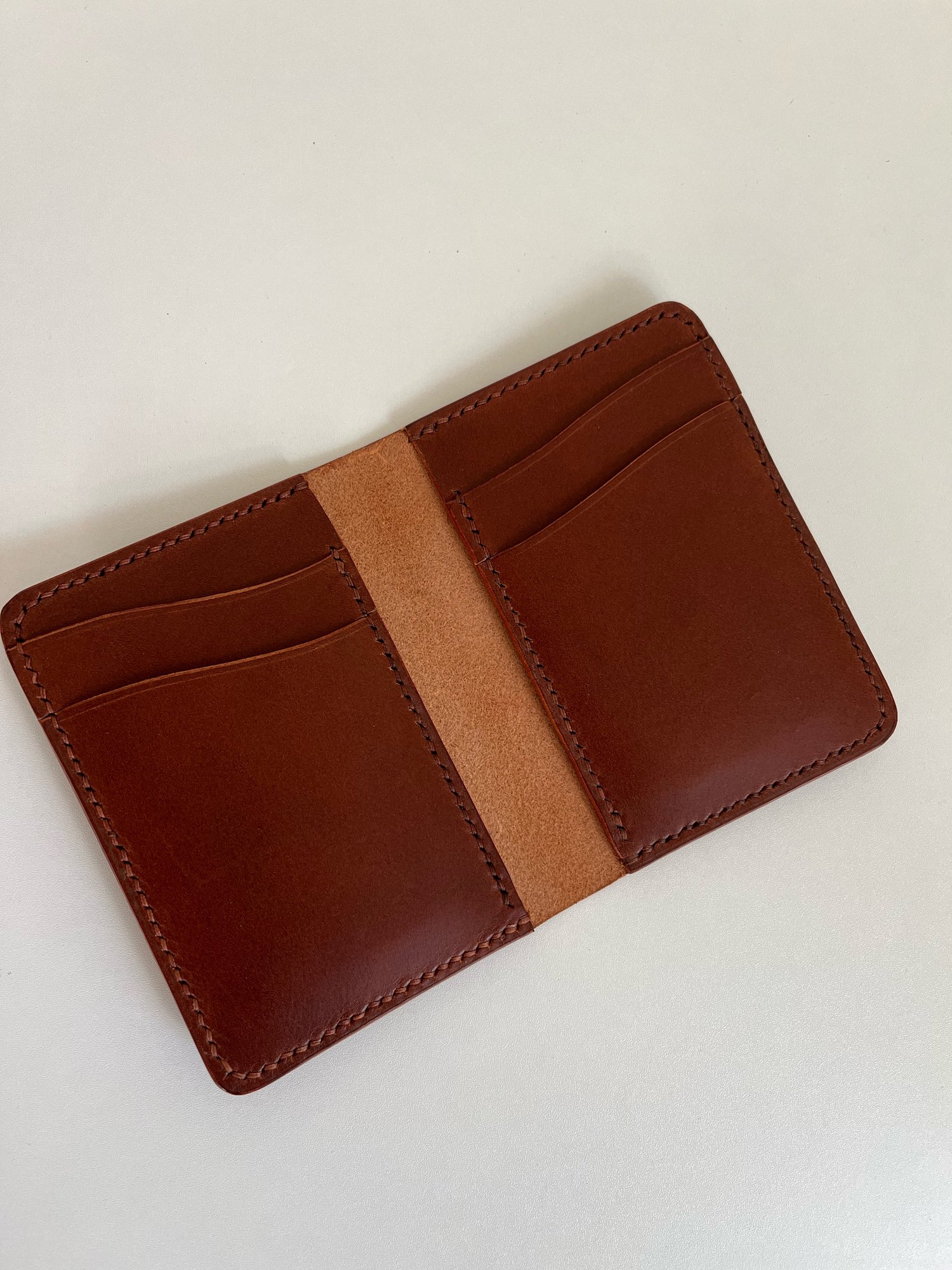 Image of Chestnut Buttero Vertical Cardholder