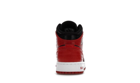 Image of Jordan 1 Mid "Bred Text"