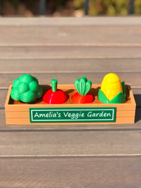 Image 2 of Personizable Veggie Garden Fidget Toy Set