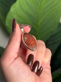 Image 2 of LAGUNA LACE AGATE PENDANT WITH CHAIN D (.925 SS)