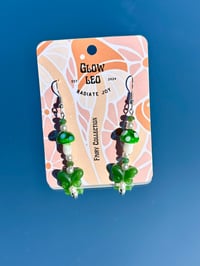 Image 1 of Jade Butterfly Earrings