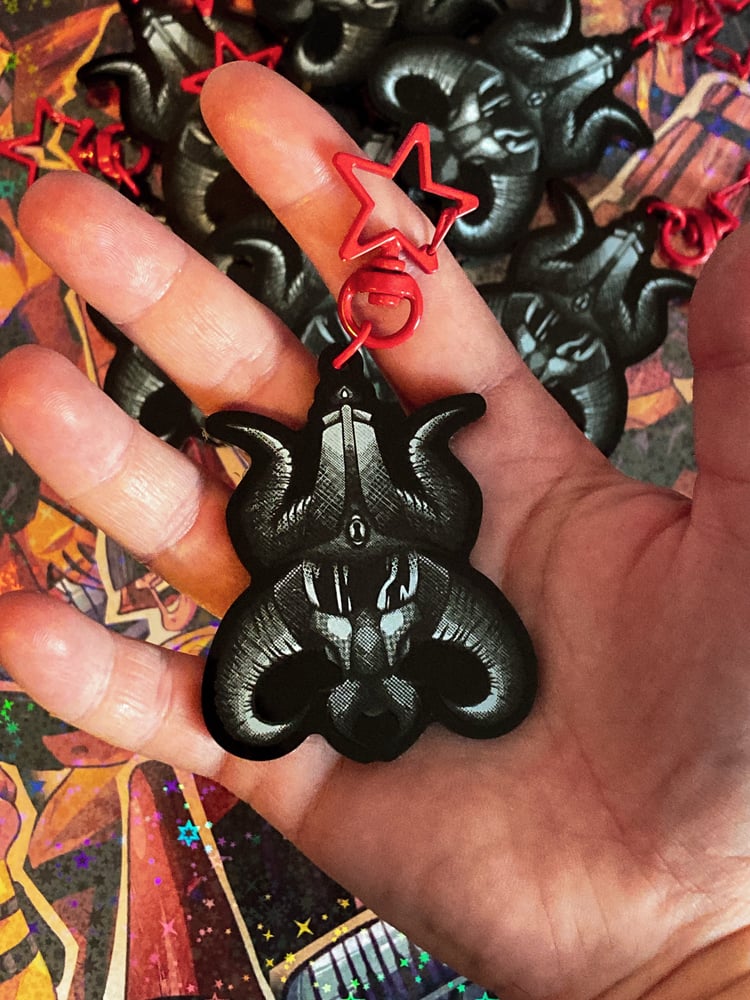 Image of “Baphomet” 1.5” Keychain