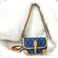 DENIM LV SHOULDER BAG