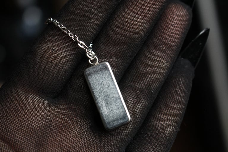 dead good maidenhair spleenwort Fern pendant Image 5