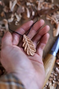 Image 3 of Oak Leaf — Pendant Necklace 