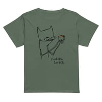 Image 6 of f coffee Women’s high-waisted t-shirt 