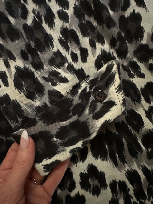 1970s Diane von Furstenberg leopard animal print wrap trouser set dress