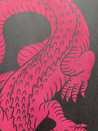 Image 3 of 'CRAWLER' Blockprint (Ally-Gator Edition)