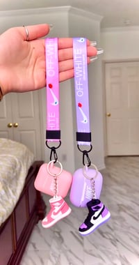 Girl Bestfriend Pink & Lavender NIKE-OFFWHITE Airpod Duo