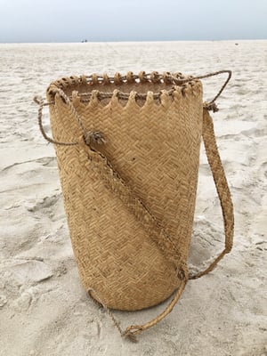 Image of Island Backpack - closed weave medium size