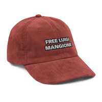 Image 6 of free luigi mangione Vintage corduroy cap