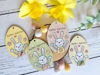 Image 1 of Happy Bunny Easter Egg