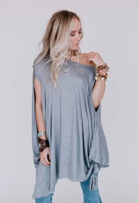 Image 1 of The Wren Tunic- Heather Grey