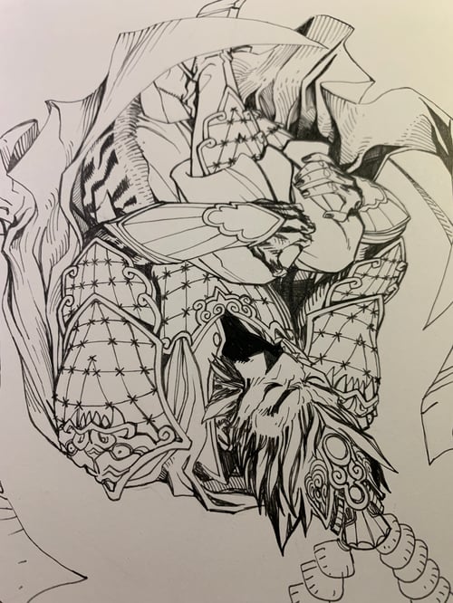 Image of MONKEY PRINCE #6 pg22 original art