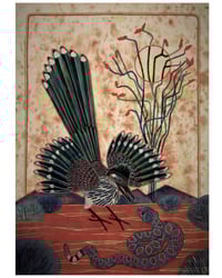 Image 2 of "Roadrunner, Rattlesnake, Ocotillo" by Zasha Welsh