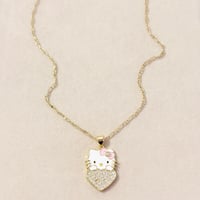 Image 2 of Hello Kitty Heart Necklace