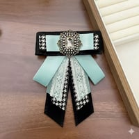 Tiffany Blue Bow Brooch