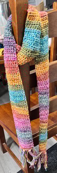 Image 1 of Half double scarf
