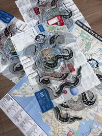 Image 4 of SNAKE HANNYA SCREENPRINT /MAPS