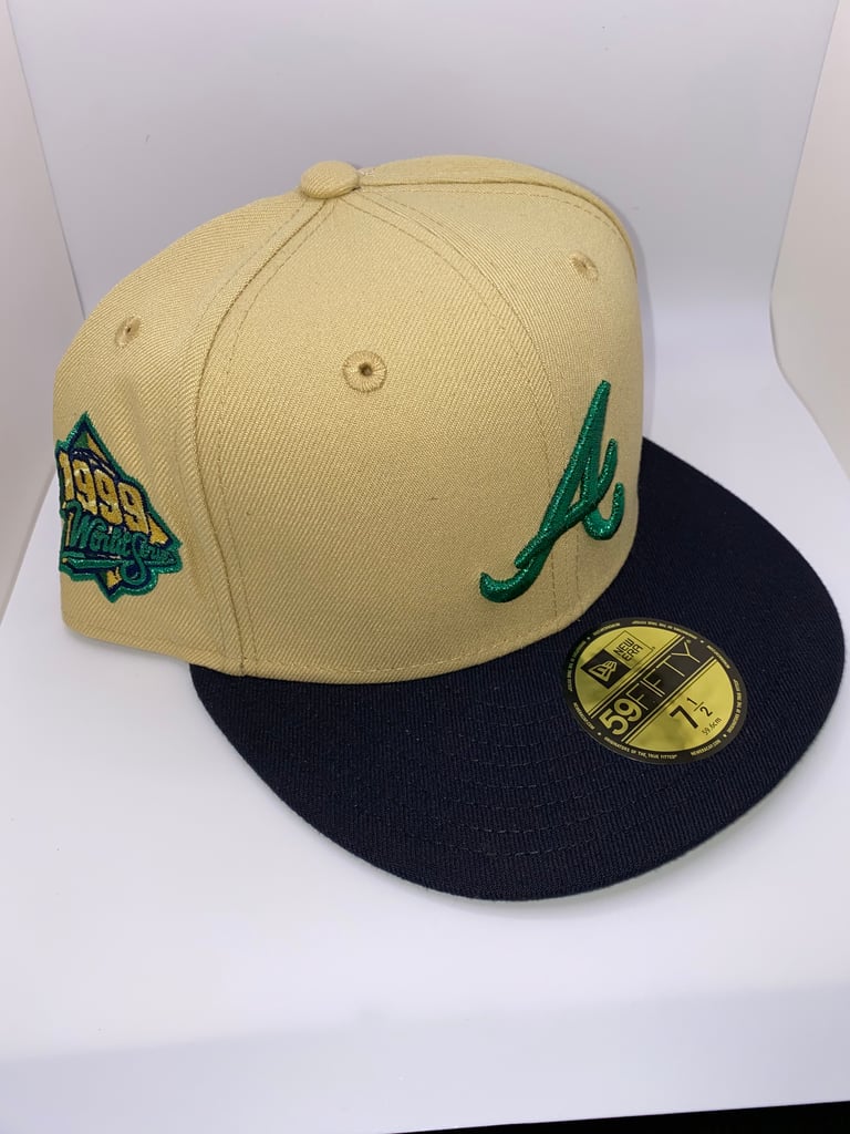 Atlanta Braves Vegas Gold Lids UK 7 1/2