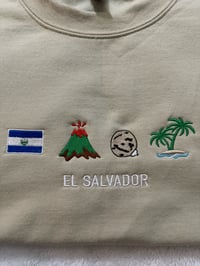 Image 1 of El Salvador  embroidered crew neck 