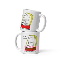Image 3 of a journey White glossy mug 