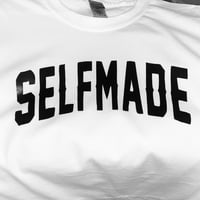 White Self Made T-Shirt  (Unisex)