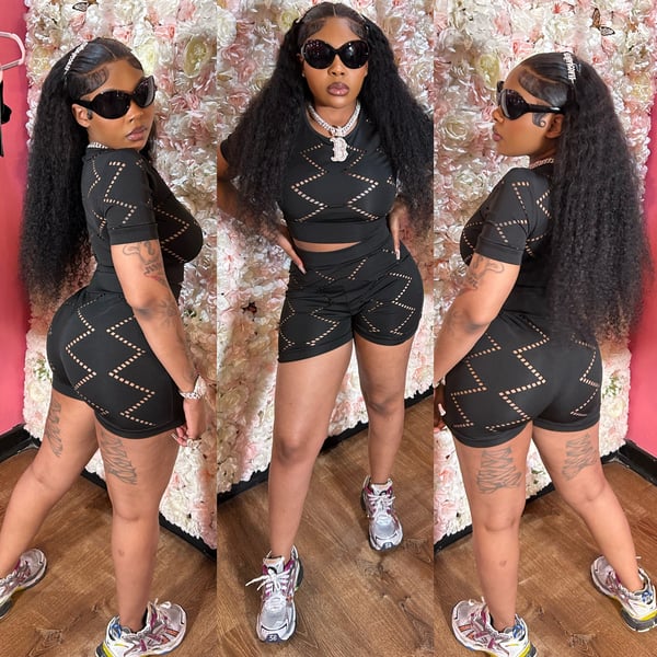 Image of Black Curves 2 Piece 