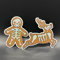 Image 2 of Gingerbread Cookie Reindeer Sticker