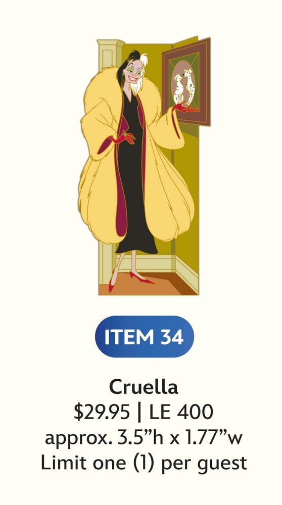 Image of Cruella wdi pin le 400