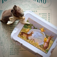 Image 3 of Set of 12 Spun Cotton Eggs, Vintage Easter Style (2 sets available)