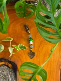 Image 2 of Leafy Dangle with Aventurine & Fluorite