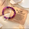 Natural Stone Beaded Occasion Bracelets Cards