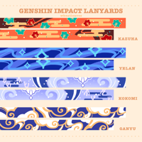 Image 1 of Genshin Impact Lanyards Vol 1