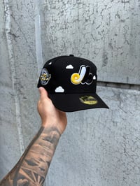 Image 1 of PARTLY CLOUDY TRI TONE MONTREAL EXPOS CUSTOM FITTED CAP